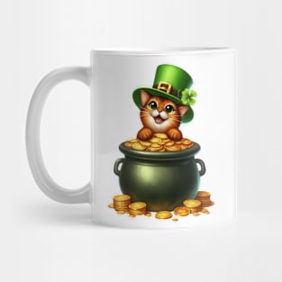 St Patricks Day Abyssinian Cat Mug